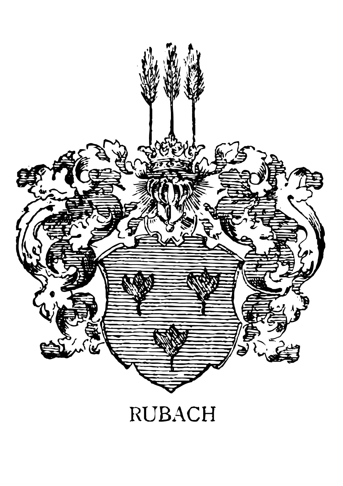 Rubach Coat of arms 1783, Adelsvapen